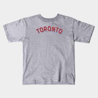 Toronto Canada Vintage Arched Type Kids T-Shirt